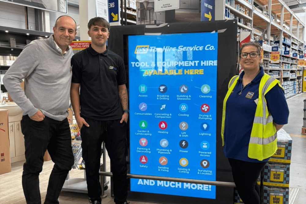 HSS Hire & Selco Employees with HSS Hire Screen