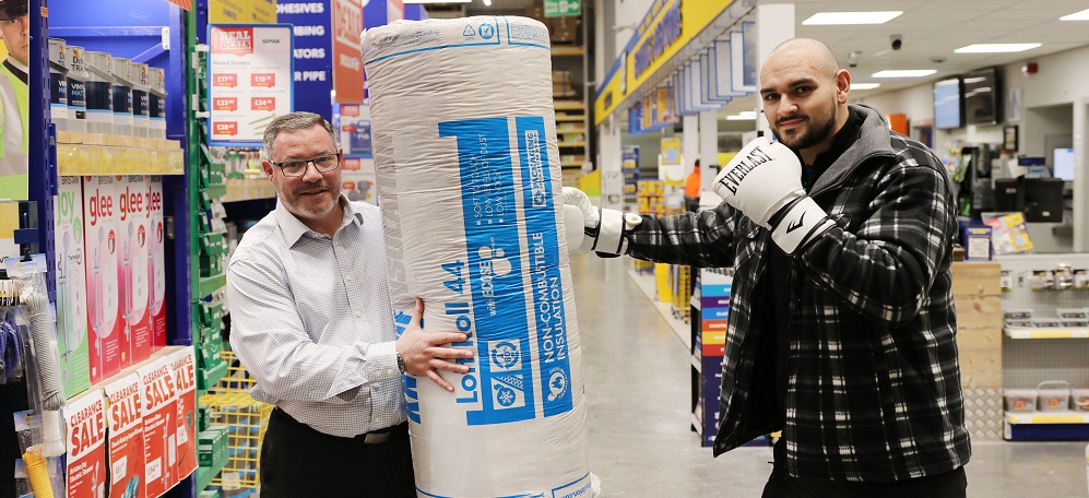 Stuart Chamberlain, Selco’s regional trading director, with Roman Fury