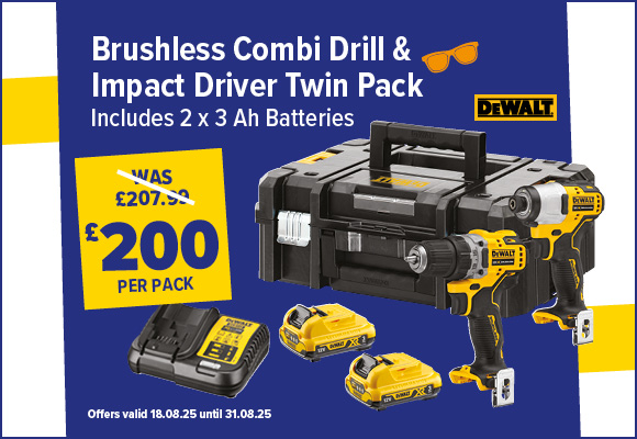 Dewalt 12VXR Brushless Combi & Impact Driver Twin Pack