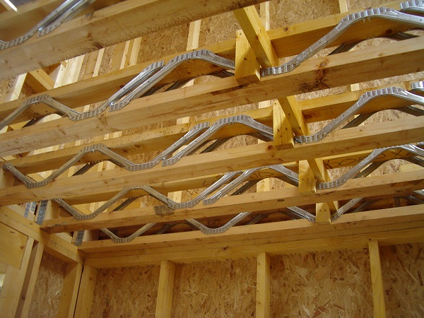 Pasquill posi-joists in roof
