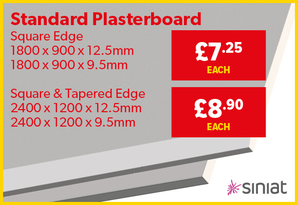 low price plasterboard