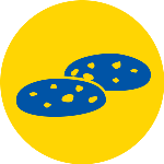 Web cookies symbol