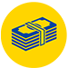 Trade cash account web icon