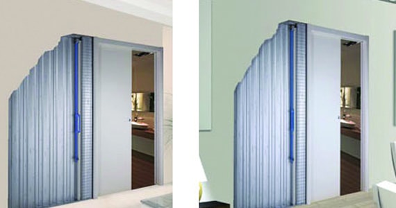 Scrigno single pocket doors