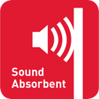 Sound absorbent symbol