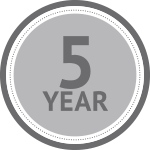 5 year kitchen guarantee icon