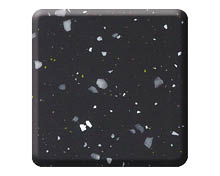 Black speckled Maia kitchen worktop