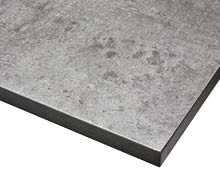 Zenith solid laminate worktop in Woodstone Grey