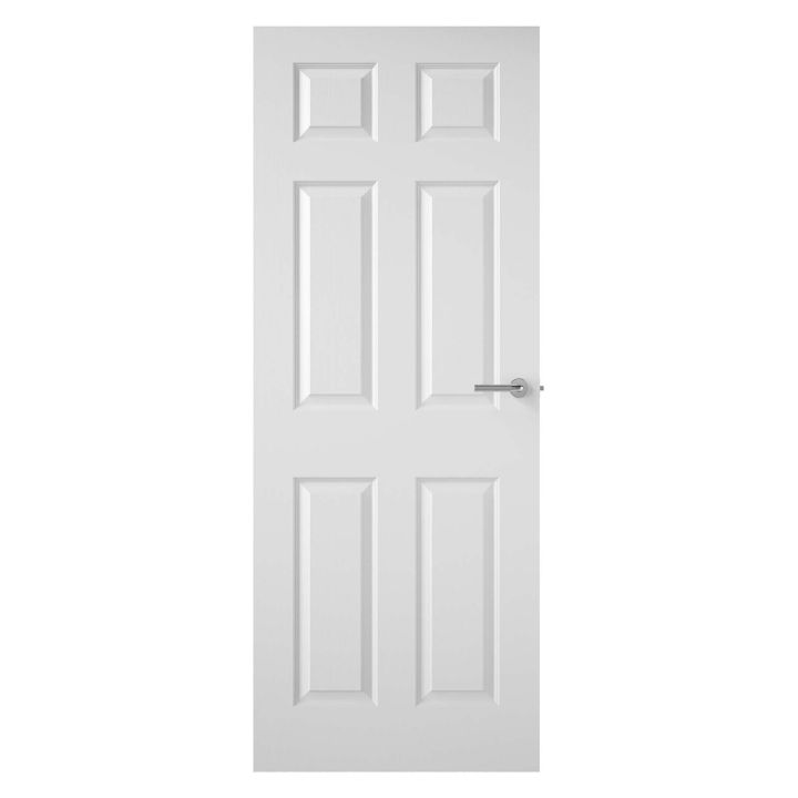 6 Panel Textured Internal Fire Door FD30 1981 x 762 x 44mm (6'6" x 2'6")