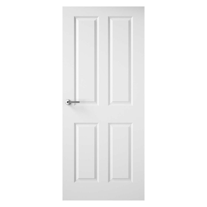 4 Panel Smooth Internal FD30 Fire Door 1981 x 762 x 44mm