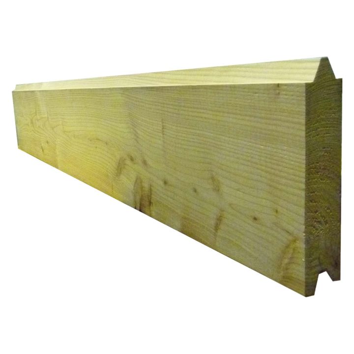 Heavy Duty Larch T&G Treated Green Utility Board 200 x 47 x 3600mm (8" x 2") FSC®
