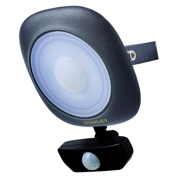 Stanley 20W Black LED PIR Floodlight IP65