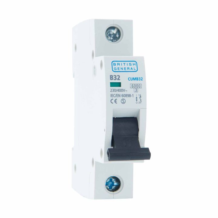 BG 32A MCB Type B Single Pole 