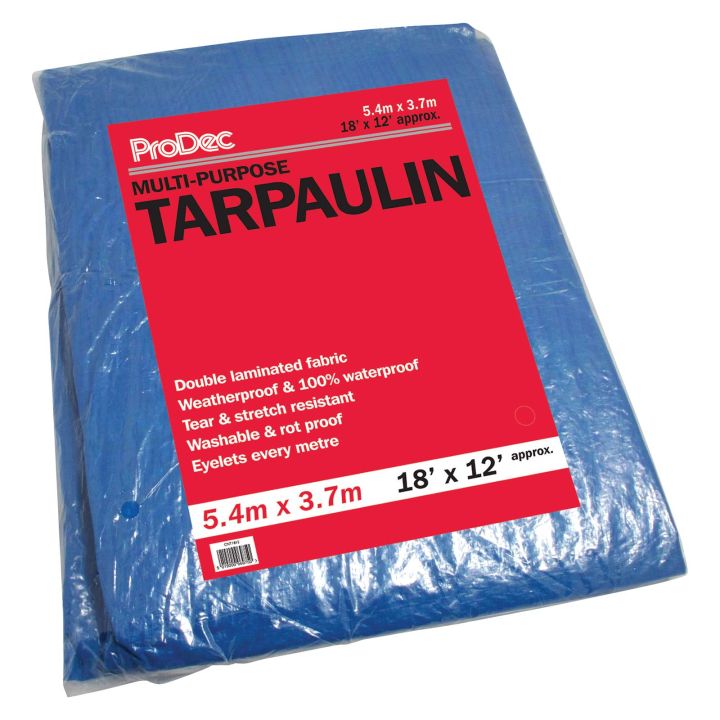 Tarpaulin 5.4 x 3.7m (18' x 12')