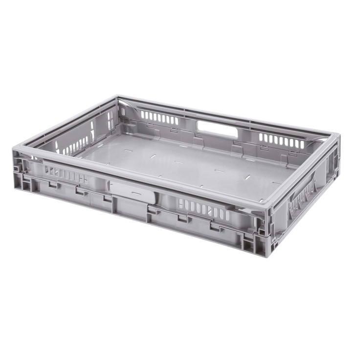 Tontarelli Teknika Grey Heavy-Duty Folding Crate