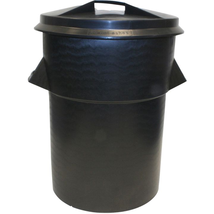 Heavy Duty Black Dustbin 94L