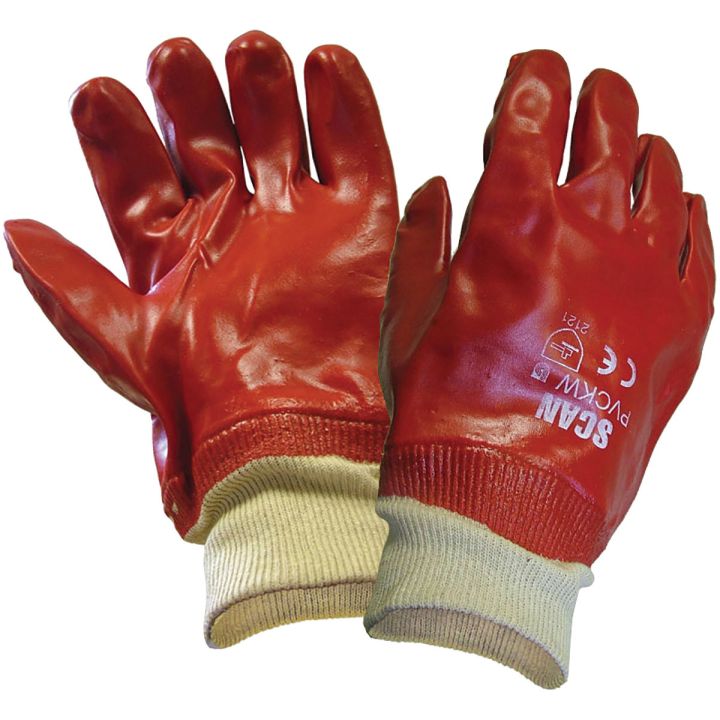 PVC Knit Wrist Gloves