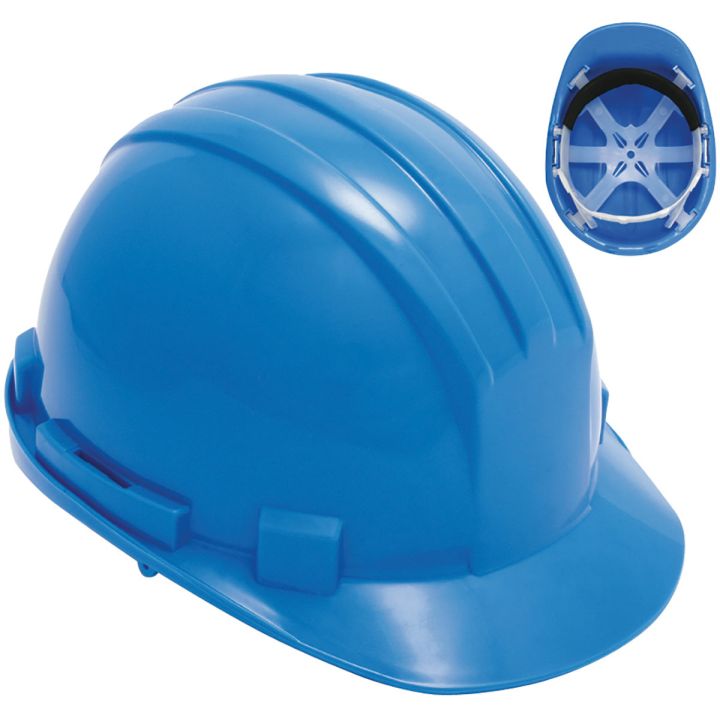 Blackrock Unisex Blue Hard Hat, Safety Helmet, For Construction