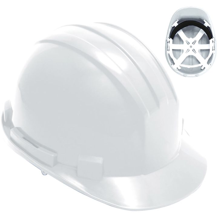 Blackrock Unisex White Hard Hat, Safety Helmet, For Construction
