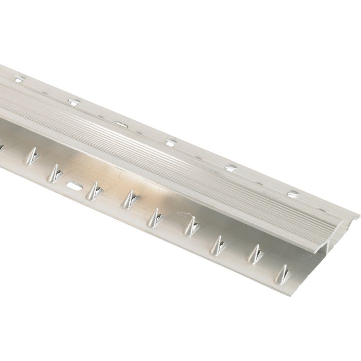 Carpet Threshold Silver Double Edge Strip 900mm