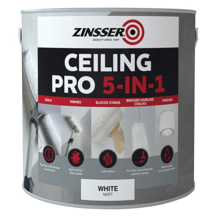 Zinsser Ceiling Pro 5-in1 Matt White 2.5L