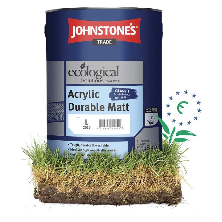 Johnstones Acrylic Durable Matt Emulsion Brilliant White