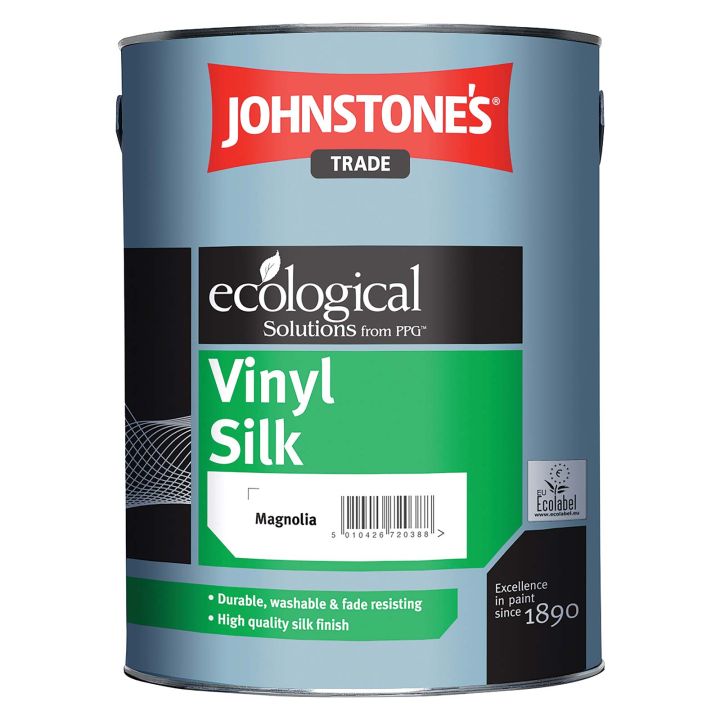 Johnstone's Vinyl Silk Emulsion Magnolia 5L