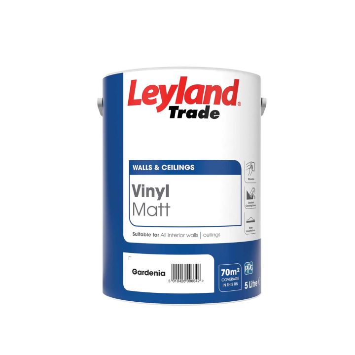 Leyland Trade Vinyl Matt Emulsion Gardenia 5L
