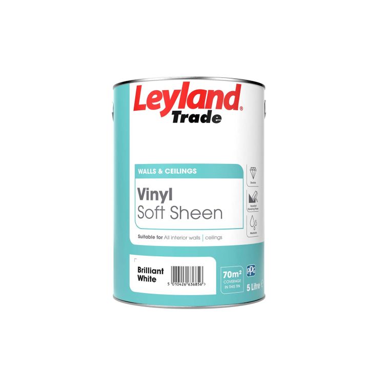 Leyland Soft Sheen Emulsion Brilliant White 5L