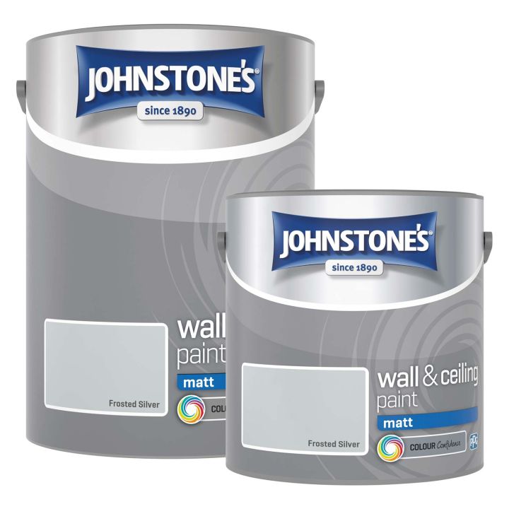 Johnstones Vinyl Matt Emulsion Frosted Silver