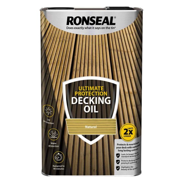 Ronseal Ultimate Decking Oil Natural 5L