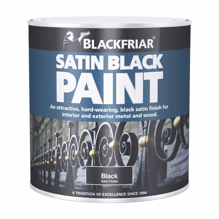 Blackfriar Satin Black Paint