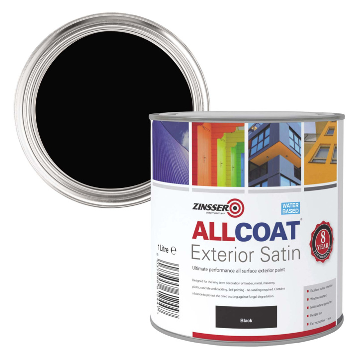 Zinsser AllCoat Exterior Satin Black