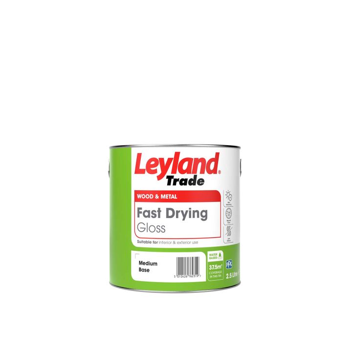 Leyland Fast Drying Gloss Medium Colour Mixing Base 2.5L