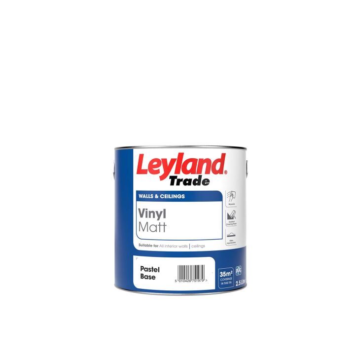 Leyland Trade Vinyl Matt Emulsion Colour Mixing Base 2.5L