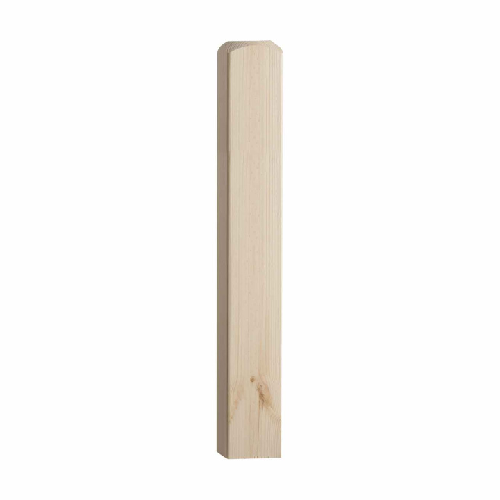Stair Newel Base 91mm x 700mm Pine