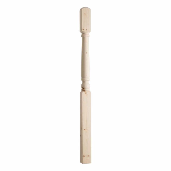 Pine One Piece Stair Newel 230 x 1500mm