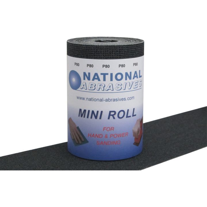 P120 Grade Fine Silicon Carbide Mesh Cloth Abrasive Roll 115mm x 5m