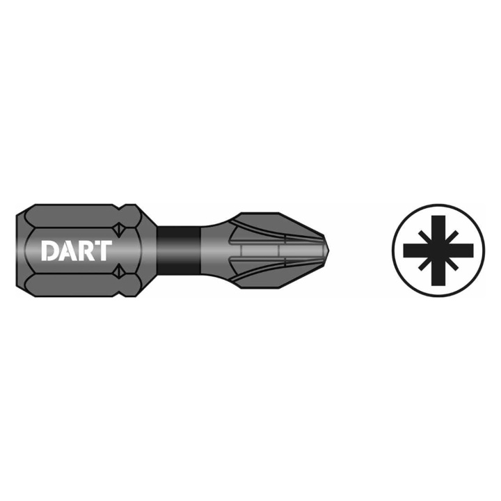 DART PZ3 25mm Impact Driver Bits Pack of 10