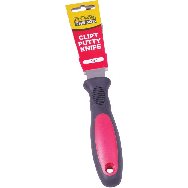 Fit For The Job 1.5 inch Soft Grip Clipt Putty Knife