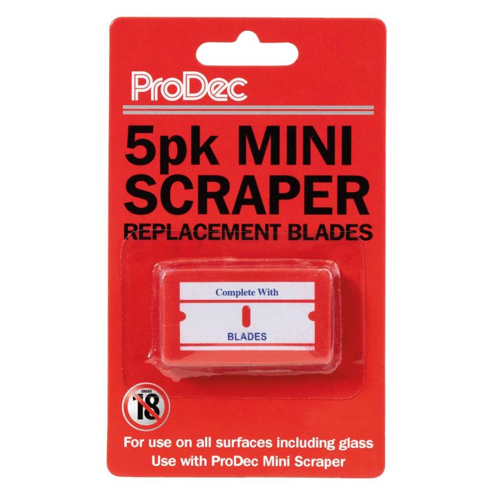 ProDec 1.5" Mini Scraper Replacement Blades Pack of 5