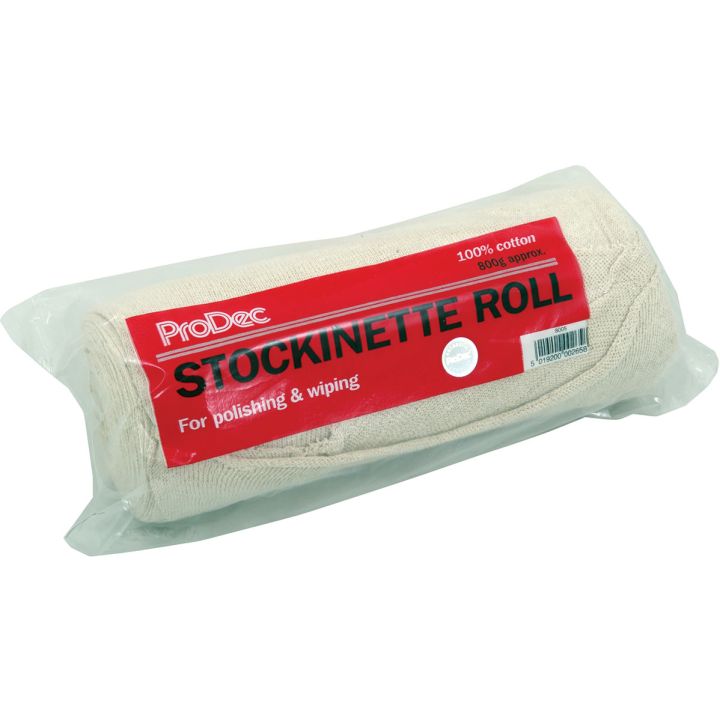 ProDec 800g Super Soft Absorbent Cotton Stockinette Roll for Cleaning