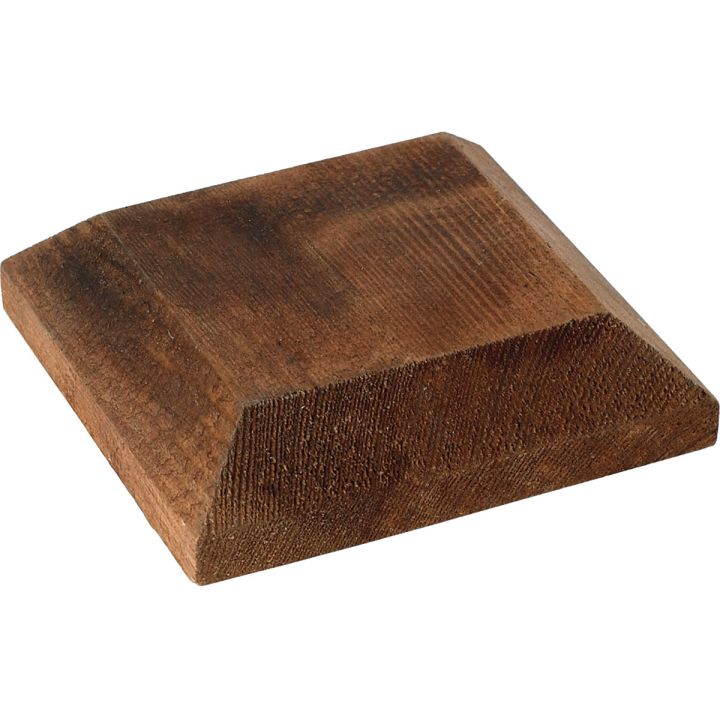 Post Cap Dark Brown 100 x 100 x 16mm for 3" Post