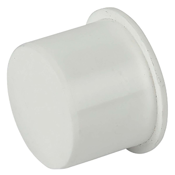 FloPlast 40mm White Push Fit Socket Plug