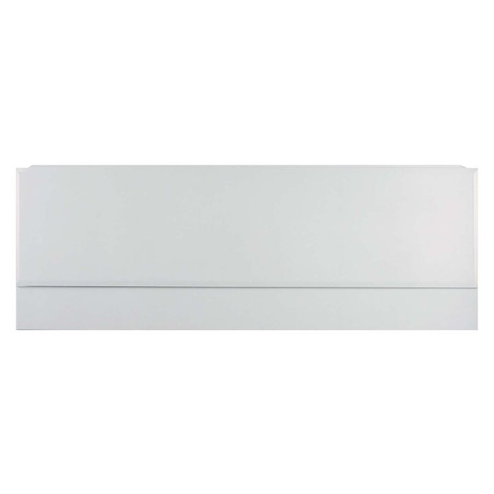 White MDF Front Bath Panel with Adjustable Plinth 1700mm