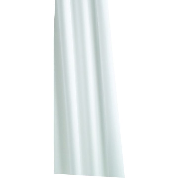 Croydex White Textile Shower Curtain 