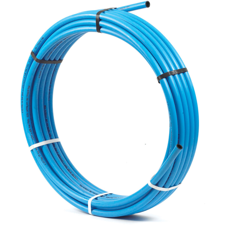 MDPE Blue Pipe 25m