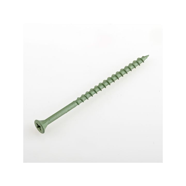 Unifix Decking Screw Green No8 x 75mm Pack of 1000
