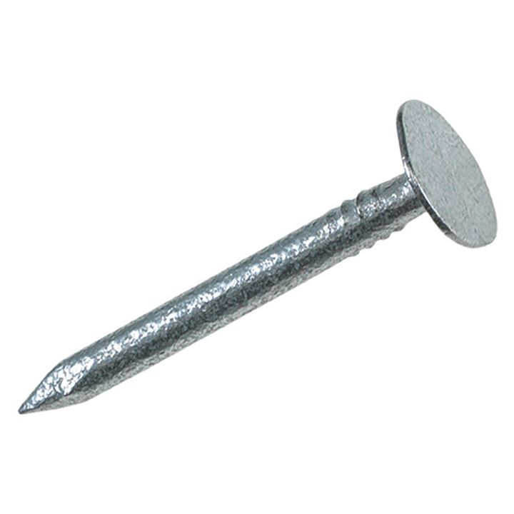 Unifix Galvanised Clout Nails 2.65 x 65mm 500g Pack