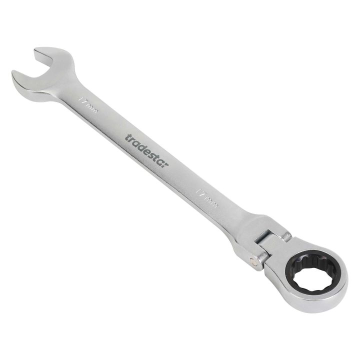 Tradestar 17mm Flexible Ratcheting Combination Wrench